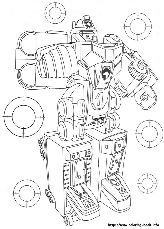 Power Rangers coloring picture